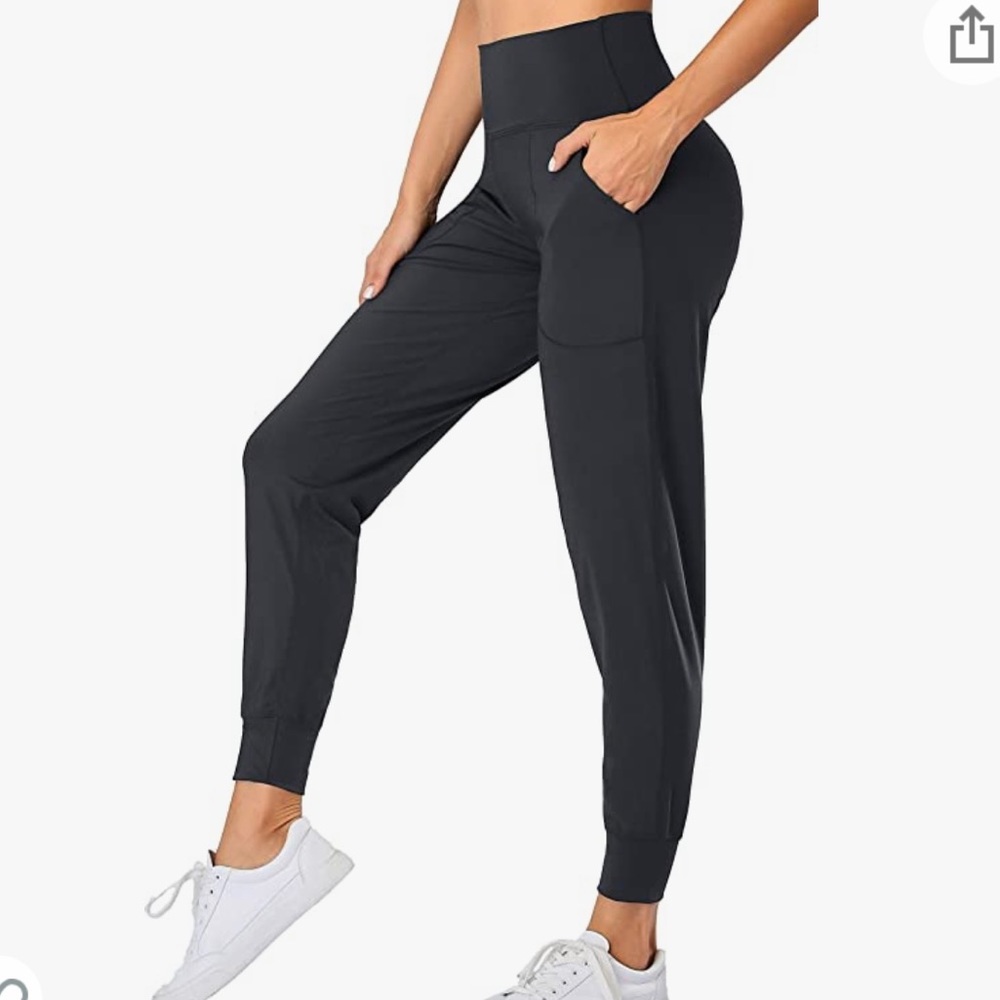 Silky high waisted Joggers Sz Small